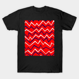 Zig Zag Red T-Shirt